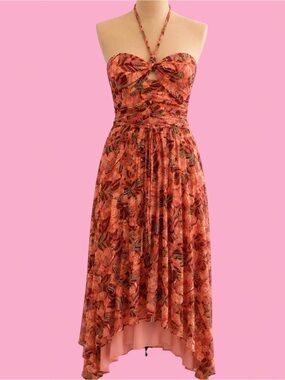 alc florence midi dress A.L.C. Florence Pleated Midi Dress